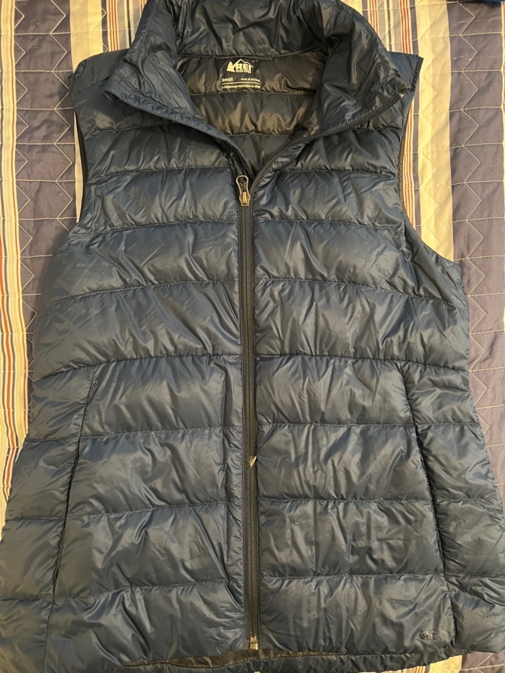 REI Women's Dark Navy Packable Puffer Vest